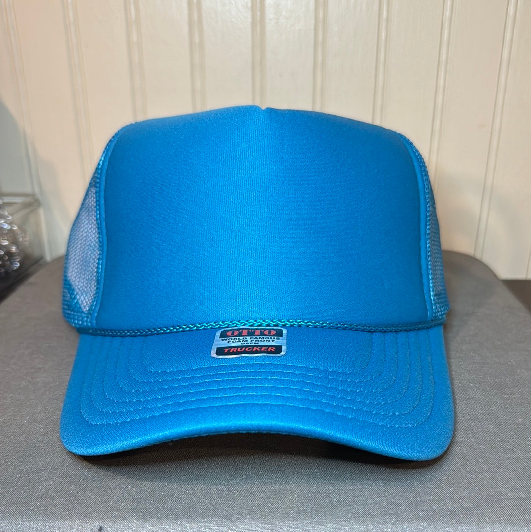 Teal Trucker Hat